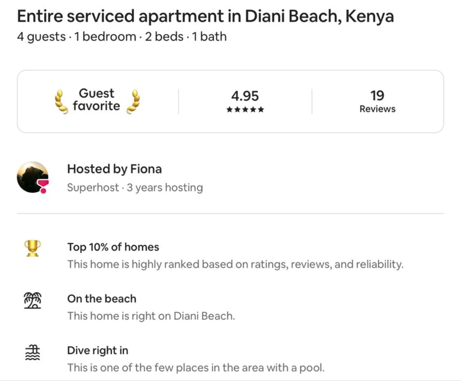 Booking Award